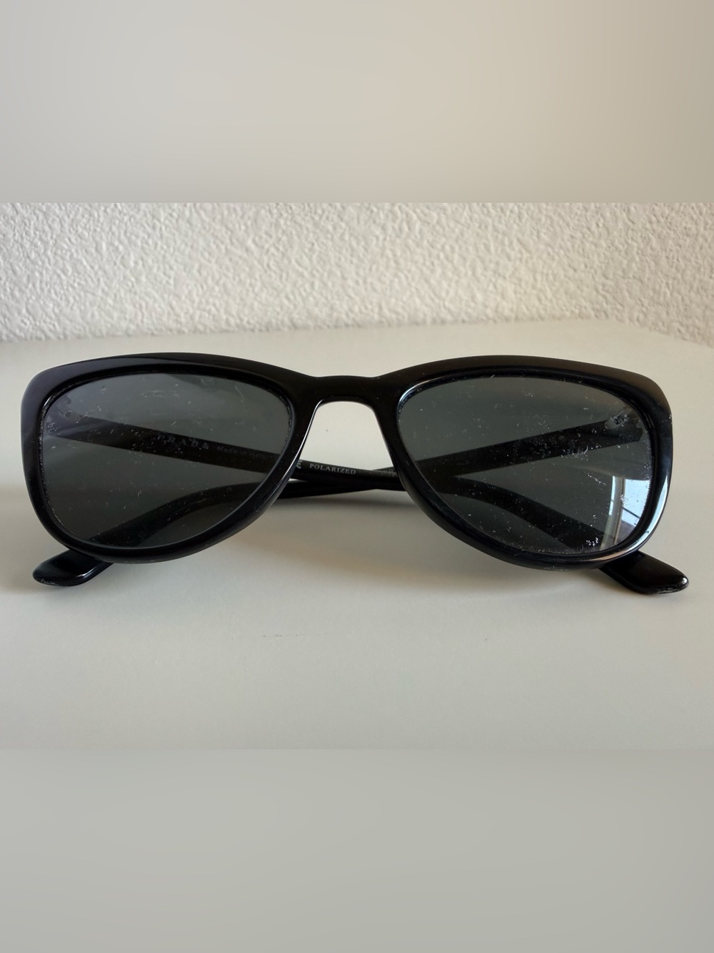 Prada Black Cat-Eye Women's Sunglasses - Picture 3 of 5